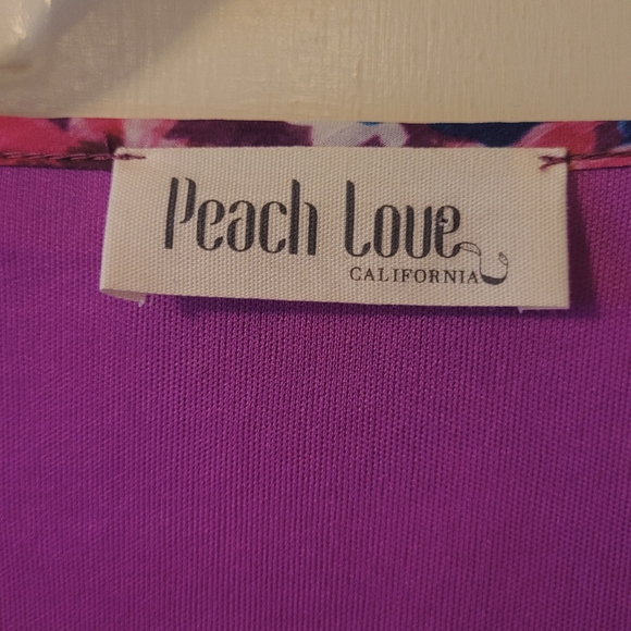 Peach Love California Purple and Pink Dress - Picture 2 of 3